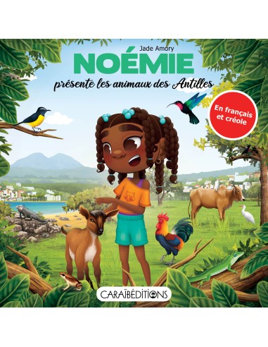 Noémie présente les animaux des Antilles